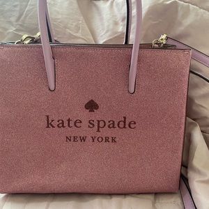 Kate spade glitter trista shopper